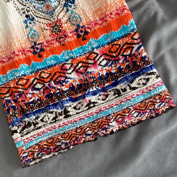 Boho multicolour camisole with wooden beads - Picture 3 of 16